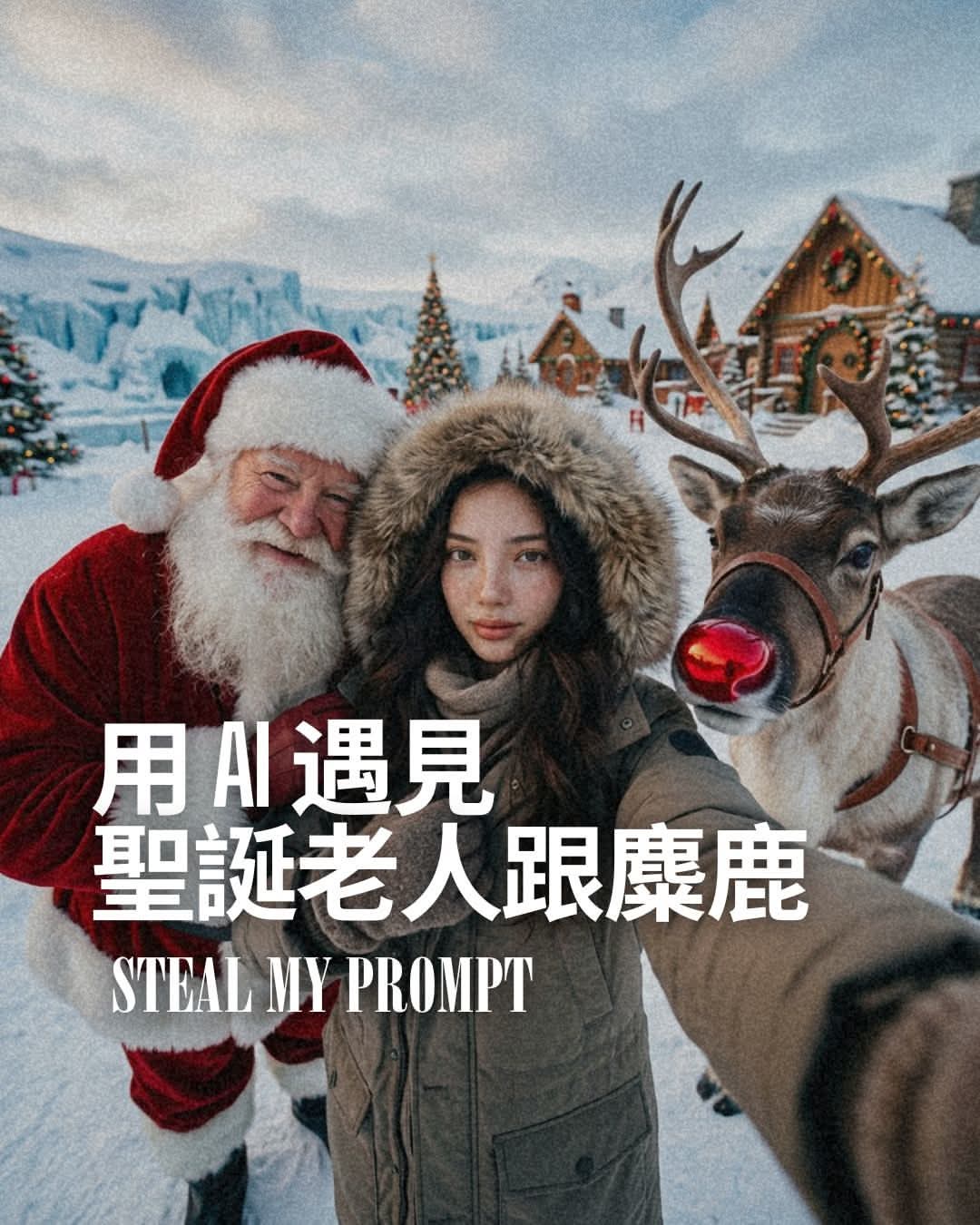 用 AI 遇見聖誕老人跟麋鹿！超適合聖誕節的提示詞大公開
