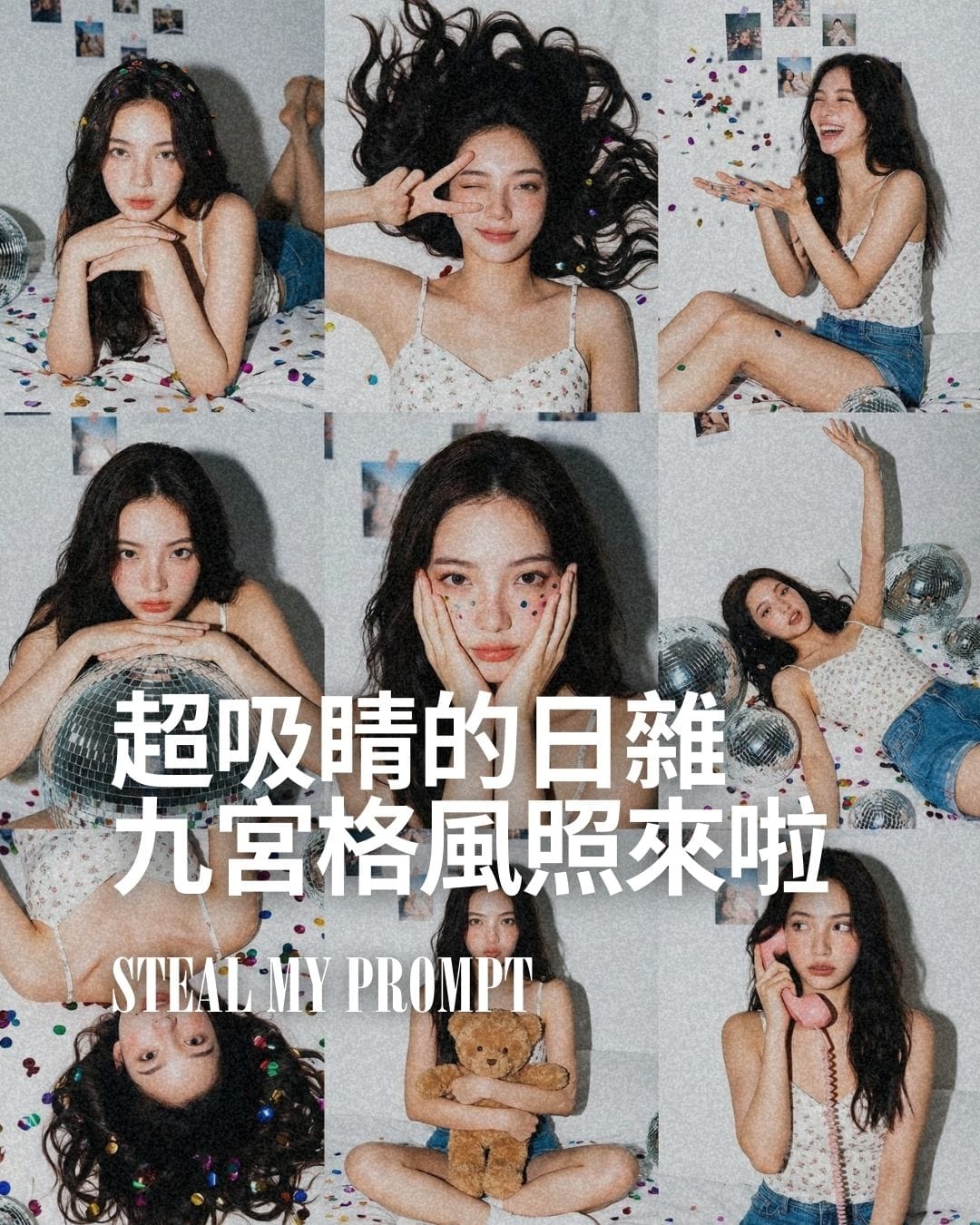 超吸睛日雜九宮格風照，快製作專屬你的超閃居家派對！Create stunning Japanese style party grids!