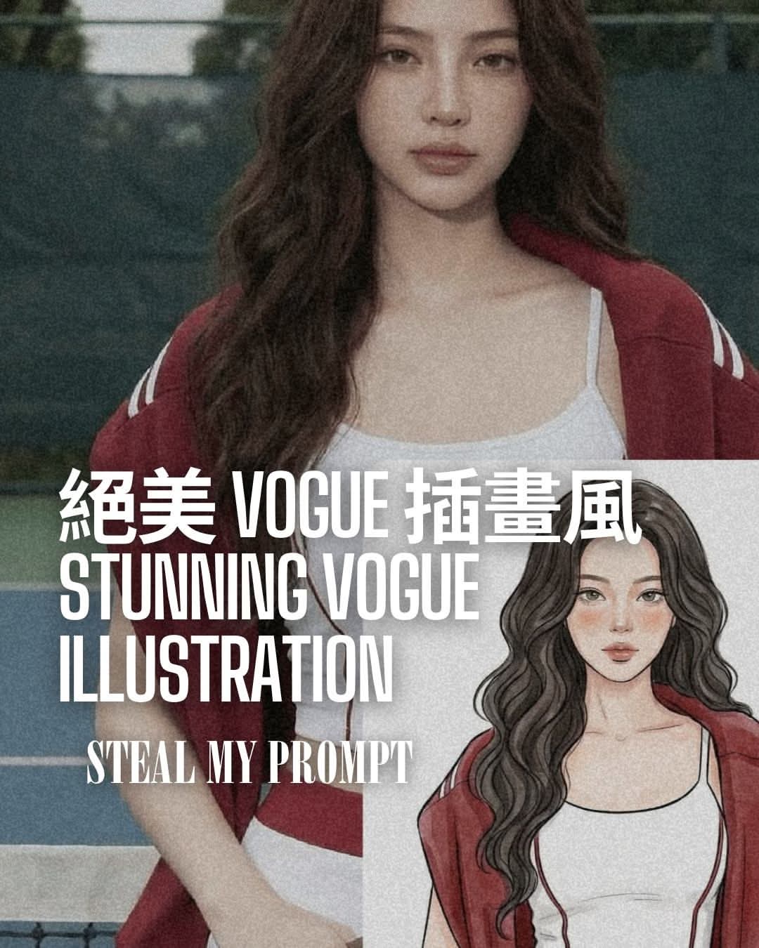 絕美 VOGUE 插畫風：一鍵生成時尚大片 | Stunning VOGUE Illustration