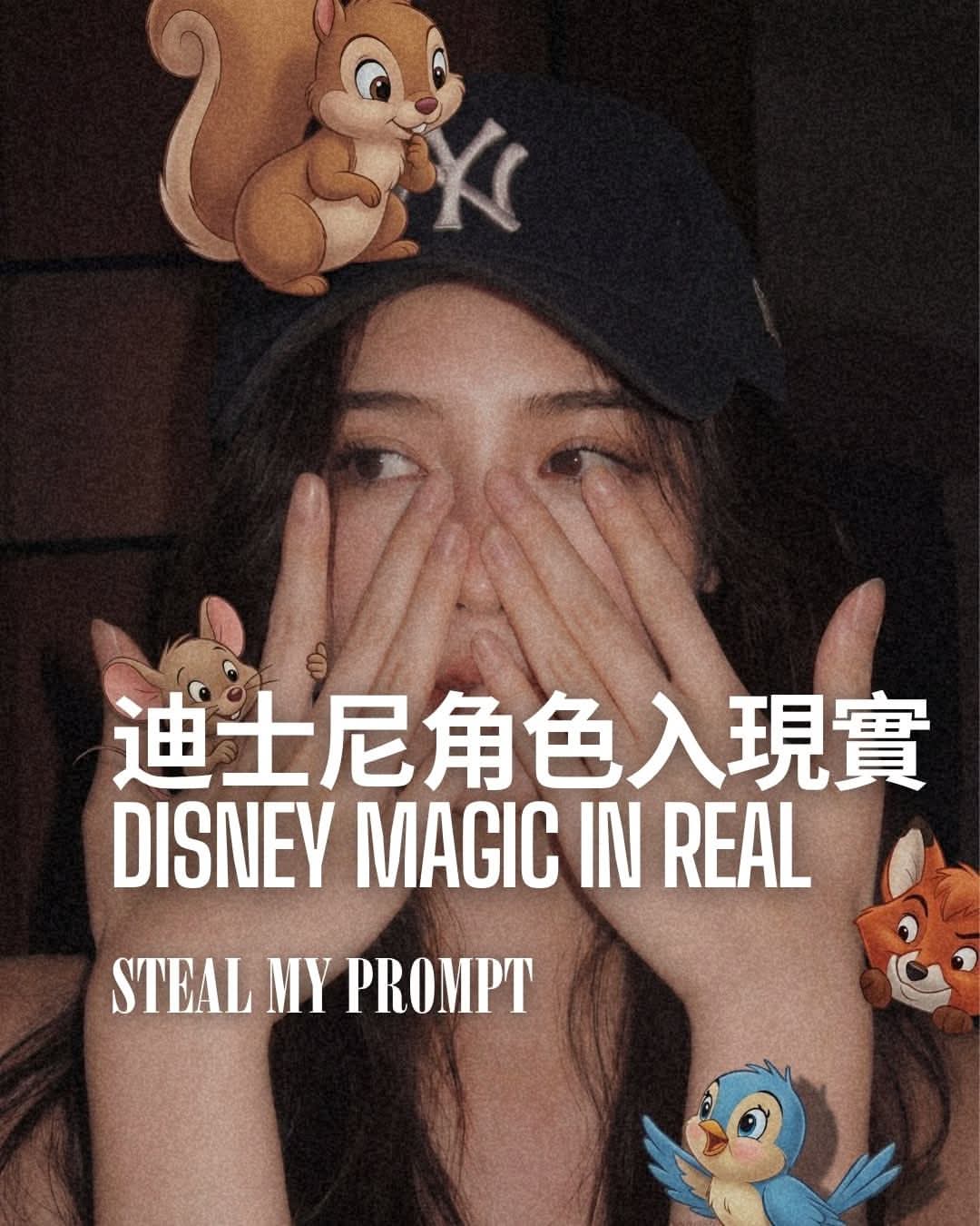 70年代迪士尼角色闖入現實 | 70s Disney Magic in Real!