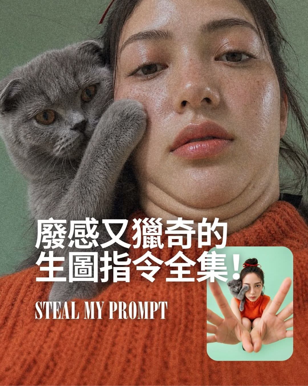 廢感美學 (Anti-AI Aesthetic) 廢感又獵奇的生圖指令全集來啦！